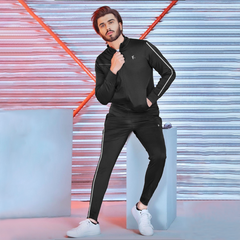 Premium Black Tracksuit For Men/Women