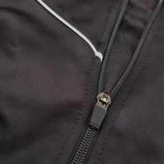 Black Premium Zipper Mock NeckFor Men/Women