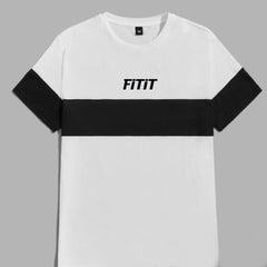 PRIME WHITE AND BLACK T-SHIRT