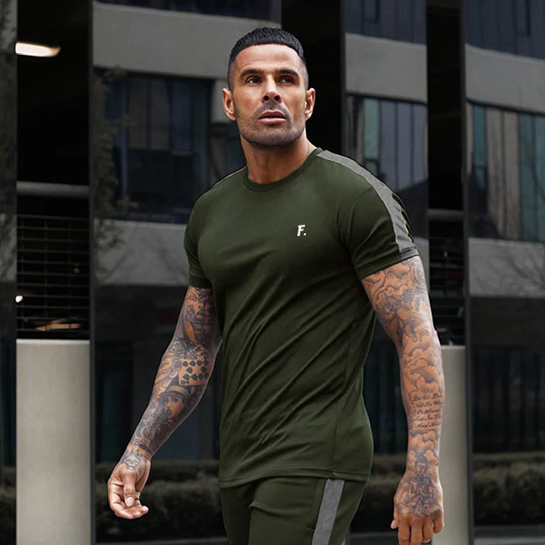 OLIVE GREEN T-SHIRT