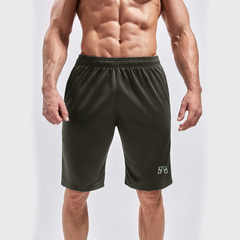 FT - OLIVE GREEN ACTIVE SHORTS