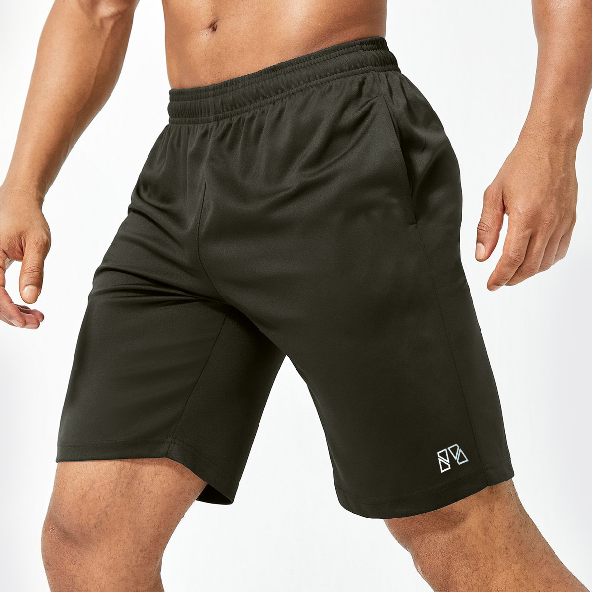 FT - OLIVE GREEN ACTIVE SHORTS