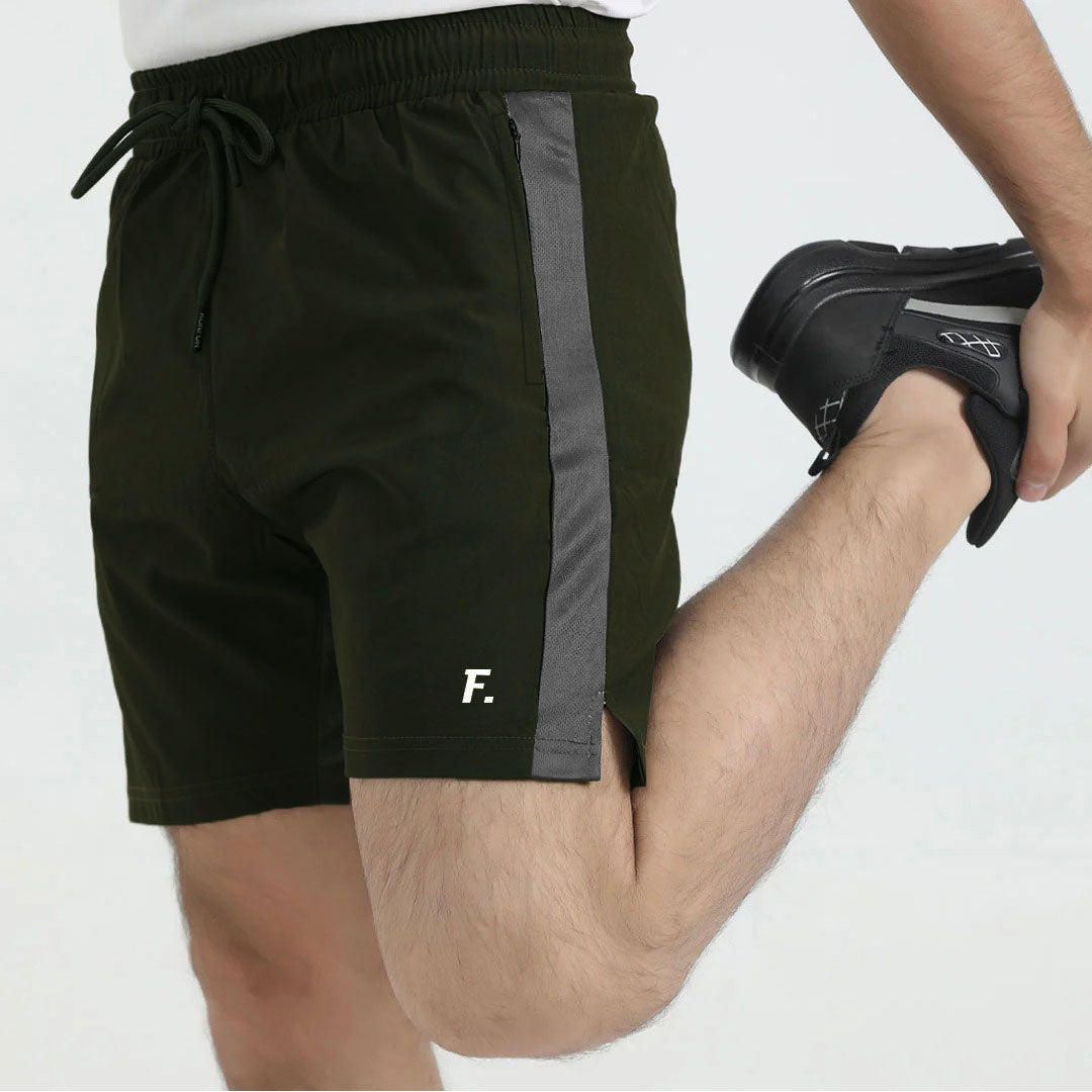 FT - OLIVE GREEN SHORTS