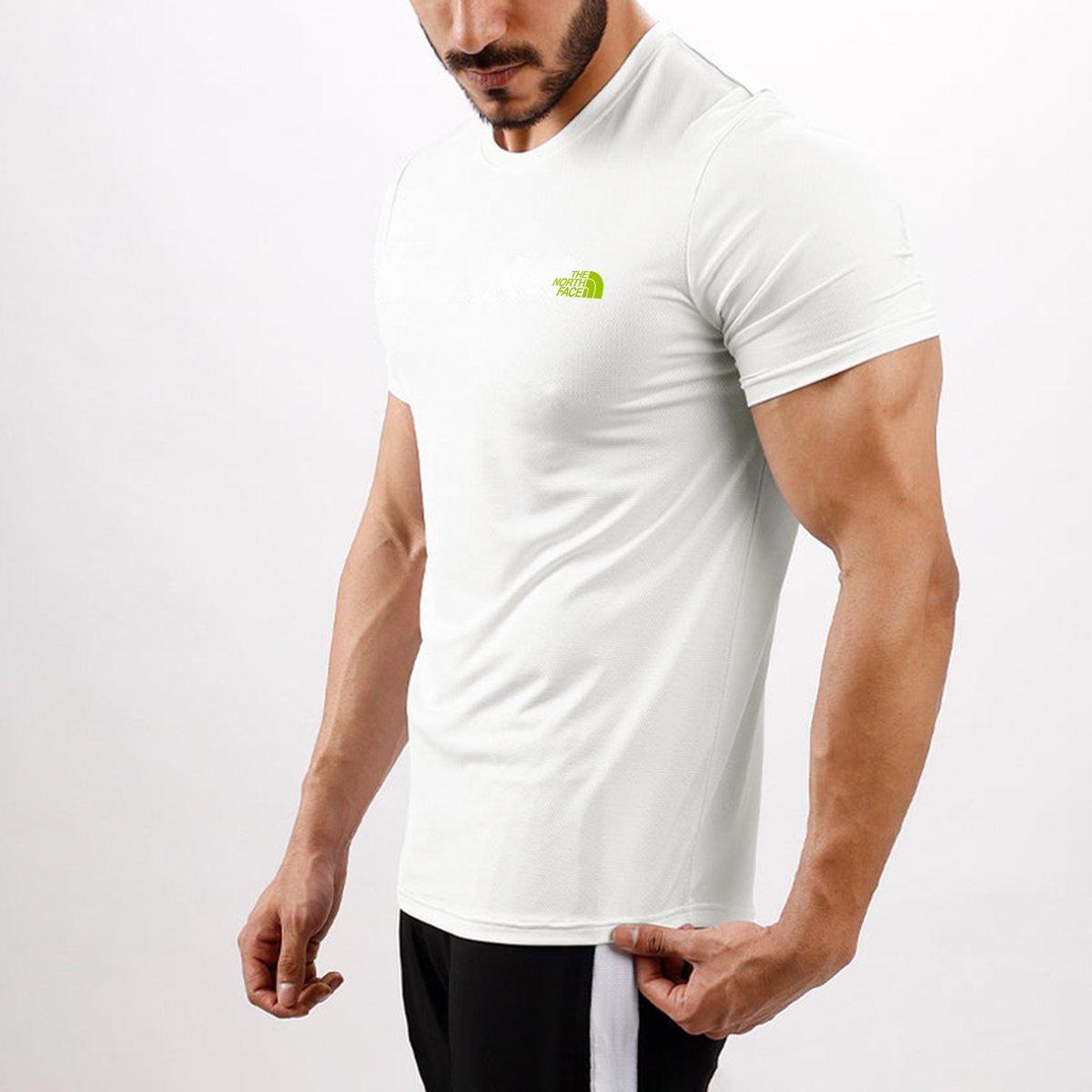 THF Premium White  Ventilated Mesh T-Shirt (Branded)